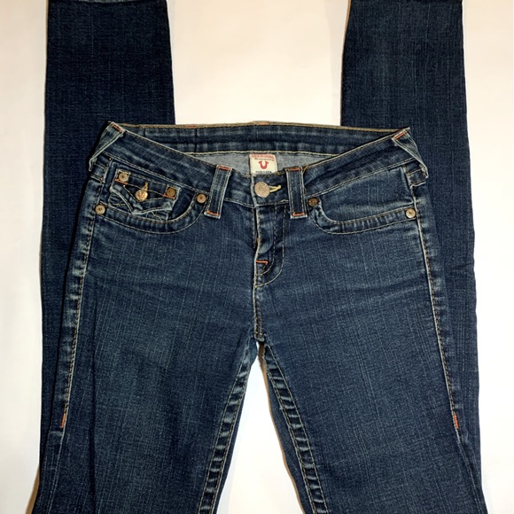 Women’s True Religion Skinny Leg Jeans. Size 28 - Picture 2 of 4